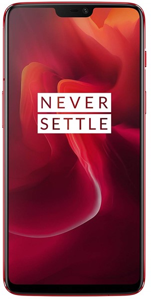 Picture of OnePlus 6 Dual Sim - 128GB, 8GB RAM, 4G LTE, Amber Red